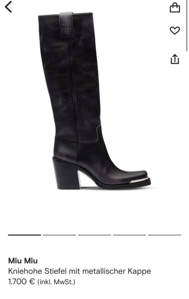 САПОГИ MIU MIU  62417 фото анонса