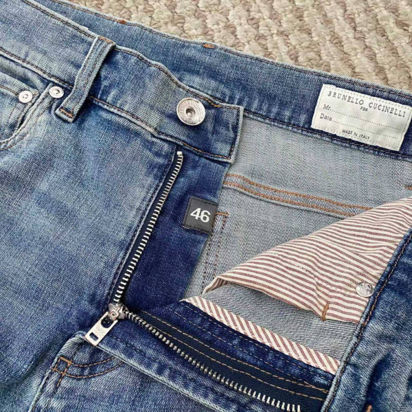МУЖСКИЕ ДЖИНСЫ BRUNELLO CUCINELLI  77722 фото анонса
