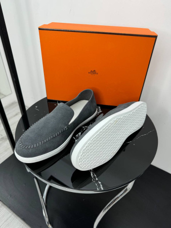 МУЖСКИЕ ЛОФЕРЫ HERMES  77994 детальное фото товара