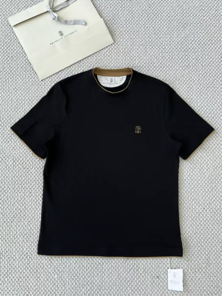 МУЖСКАЯ ФУТБОЛКА BRUNELLO CUCINELLI  75617 фото анонса