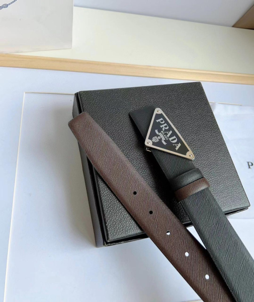 МУЖСКОЙ РЕМЕНЬ ДВУХСТОРОННИЙ PRADA  58870 фото анонса