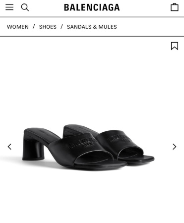 ШЛЕПКИ BALENCIAGA  68219 детальное фото товара