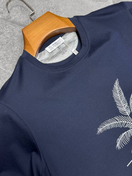 МУЖСКАЯ ФУТБОЛКА BRUNELLO CUCINELLI  72731 фото анонса