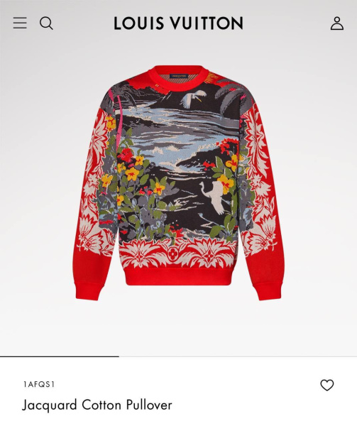 МУЖСКОЙ СВИТЕР LOUIS VUITTON  70091 фото анонса