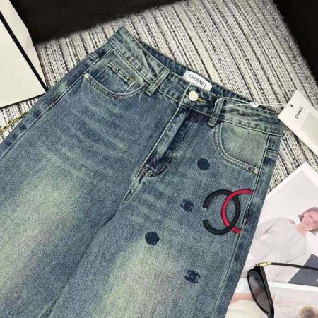 ДЖИНСЫ CHANEL  71555 детальное фото товара
