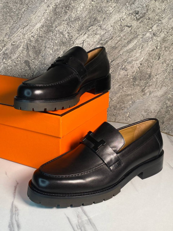 МУЖСКИЕ ЛОФЕРЫ HERMES  72562 детальное фото товара