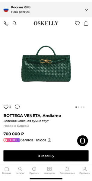 СУМКА BOTTEGA VENETA   фото анонса