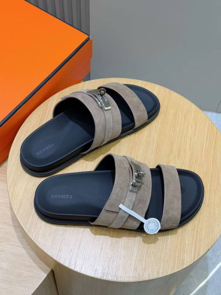 МУЖСКИЕ ШЛЕПКИ HERMES  78123 фото анонса