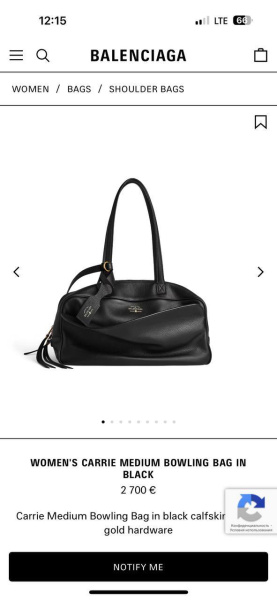 СУМКА BALENCIAGA  75868 фото анонса