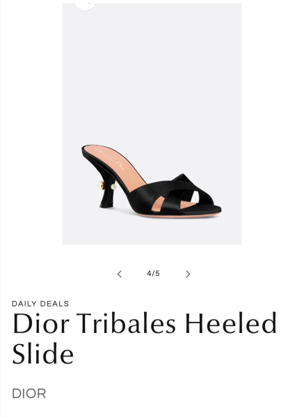 ШЛЕПКИ CHRISTIAN DIOR  75333 фото анонса