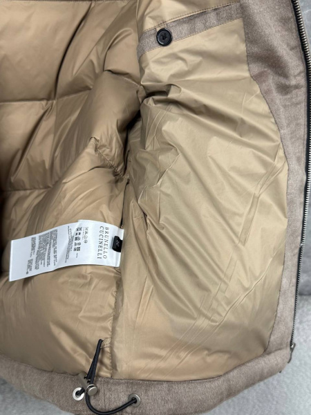 МУЖСКОЙ ПУХОВИК BRUNELLO CUCINELLI  81845 фото анонса