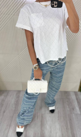 ФУТБОЛКА CHANEL  76360 детальное фото товара