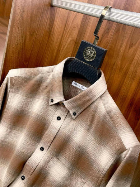 МУЖСКАЯ РУБАШКА LORO PIANA  73395 фото анонса