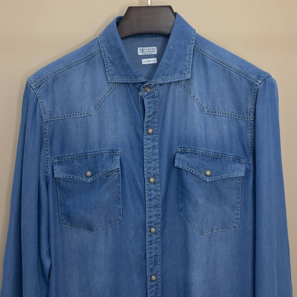 РУБАШКА BRUNELLO CUCINELLI  63530 фото анонса