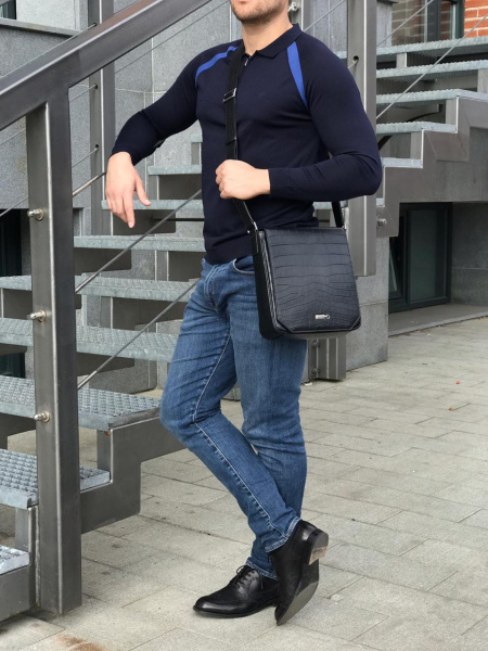 МУЖСКАЯ СУМКА МЕССЕНДЖЕР ZILLI  11455 фото анонса