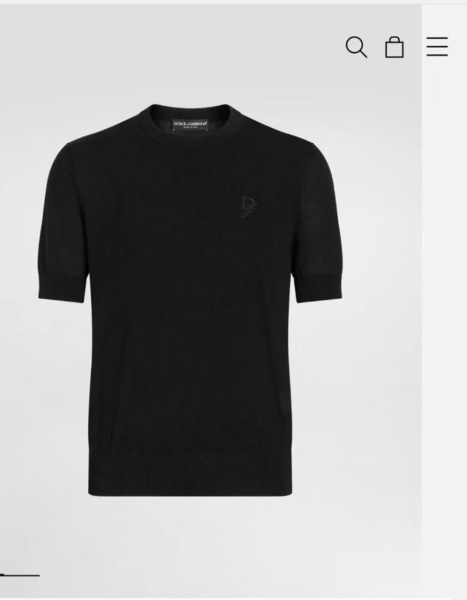 МУЖСКАЯ ФУТБОЛКА DOLCE & GABBANA  76021 фото анонса