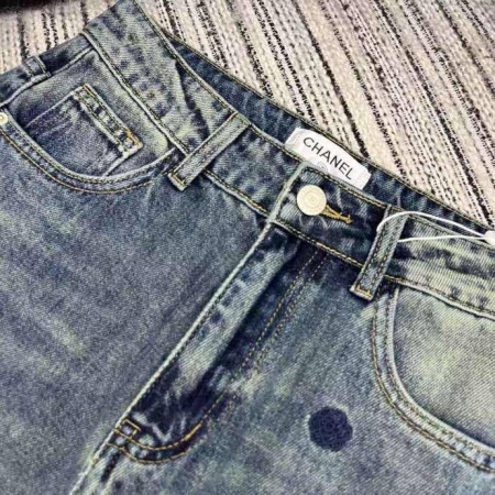 ДЖИНСЫ CHANEL  71555 детальное фото товара