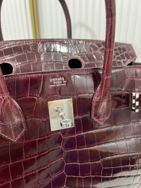СУМКА HERMES BIRKIN 35 ручная работа 55511 фото анонса