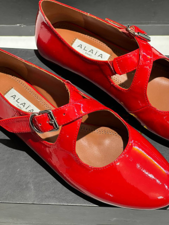 БАЛЕТКИ ALAIA  65405 детальное фото товара