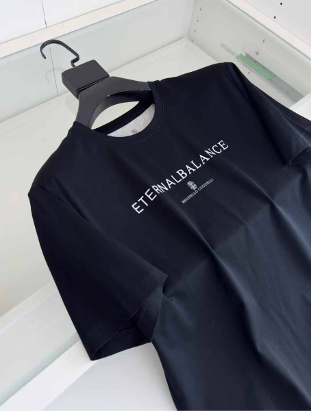 МУЖСКАЯ ФУТБОЛКА BRUNELLO CUCINELLI  73437 фото анонса