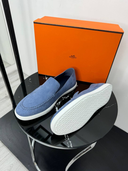 МУЖСКИЕ ЛОФЕРЫ HERMES  77995 фото анонса