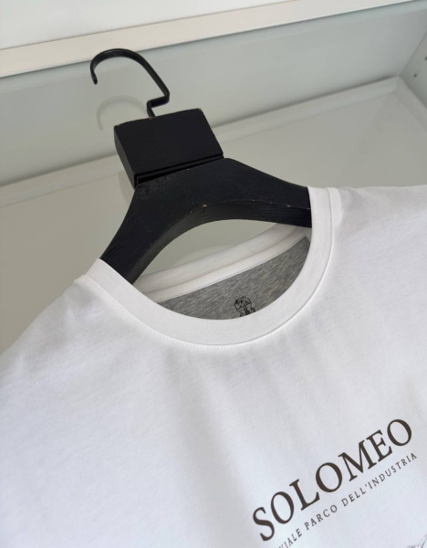 МУЖСКАЯ ФУТБОЛКА BRUNELLO CUCINELLI  74464 фото анонса