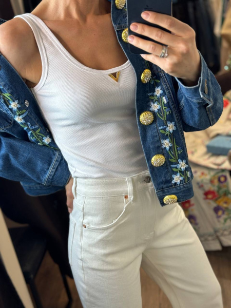 КУРТКА ДЖИНСОВКА VALENTINO  76976 фото анонса