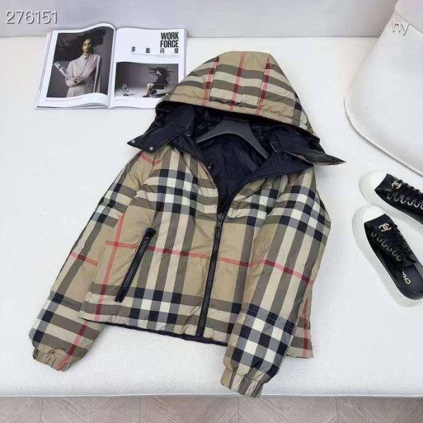 ПУХОВИК ДВУХСТОРОННИЙ BURBERRY  70880 фото анонса