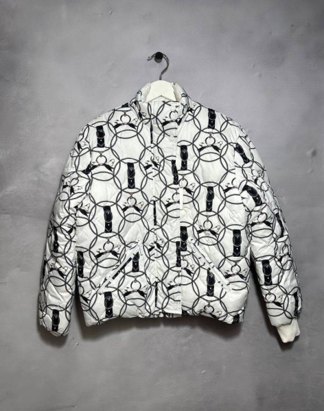 ПУХОВИК ДВУХСТОРОННИЙ HERMES 62951 фото анонса