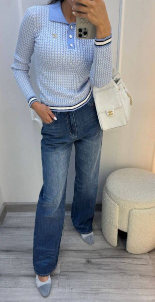 ДЖИНСЫ CHANEL  79843 фото анонса