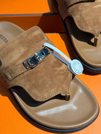 ШЛЕПКИ HERMES  77039 детальное фото товара