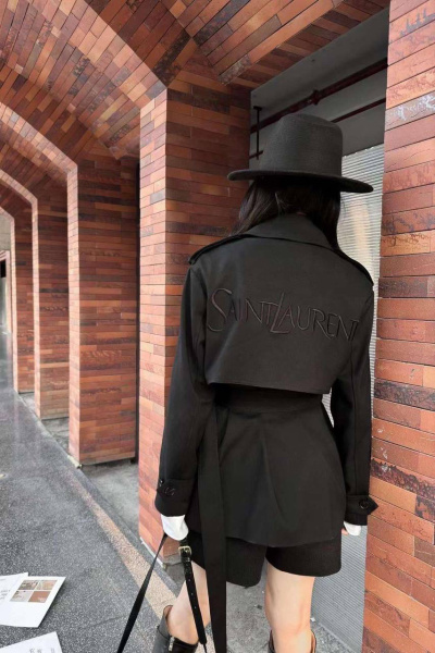 ПЛАЩ SAINT LAURENT 65976 фото анонса