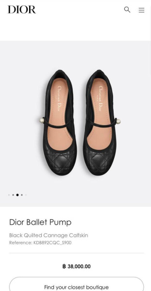 БАЛЕТКИ CHRISTIAN DIOR  67028 фото анонса