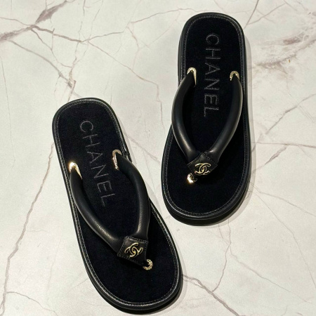 ШЛЕПКИ CHANEL  68610 детальное фото товара