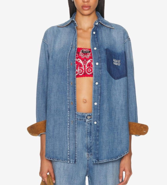 РУБАШКА MIU MIU 