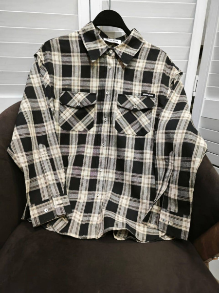 РУБАШКА MIU MIU  74256 фото анонса