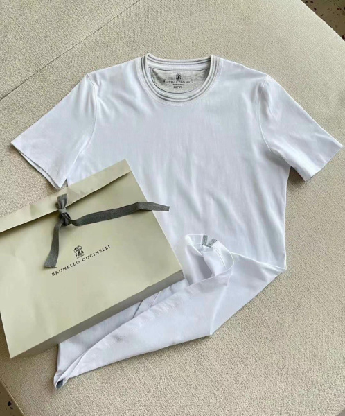 МУЖСКАЯ ФУТБОЛКА BRUNELLO CUCINELLI  58543 фото анонса