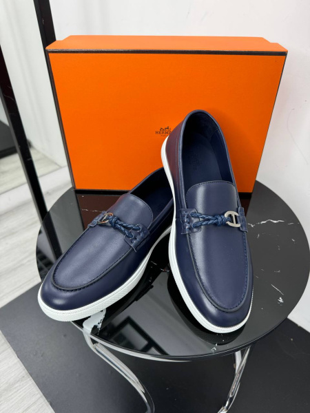 МУЖСКИЕ ЛОФЕРЫ HERMES  78689 фото анонса