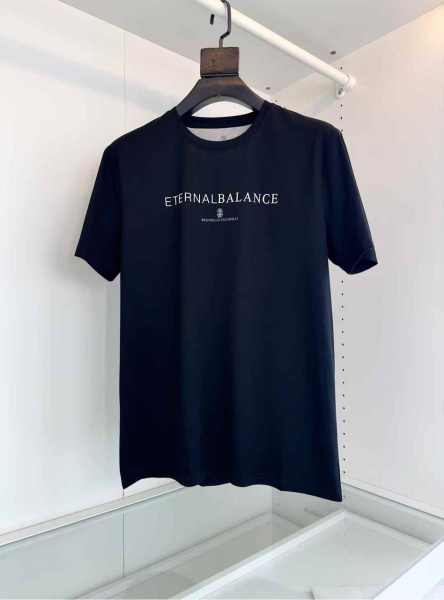 МУЖСКАЯ ФУТБОЛКА BRUNELLO CUCINELLI  73437 фото анонса