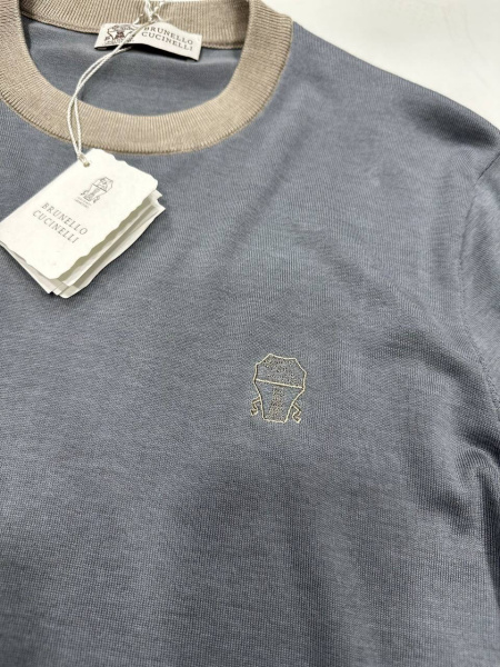 МУЖСКАЯ ФУТБОЛКА BRUNELLO CUCINELLI  66947 фото анонса