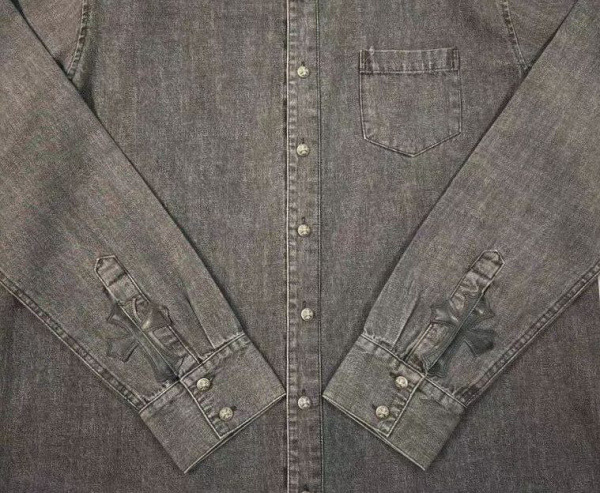 МУЖСКАЯ РУБАШКА CHROME HEARTS  61142 фото анонса