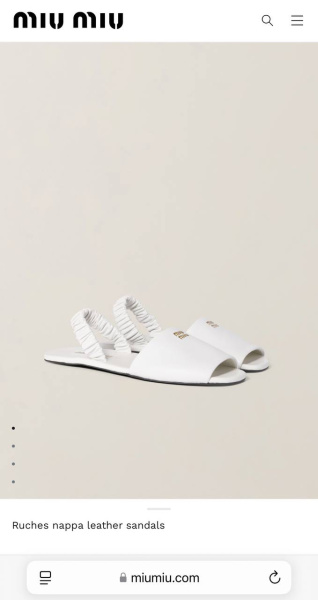 САНДАЛИИ MIU MIU  77134 фото анонса