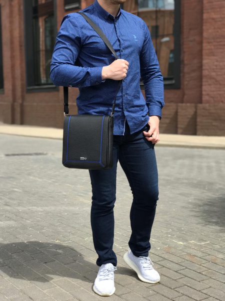 МУЖСКАЯ СУМКА МЕССЕНДЖЕР ZILLI  09154 фото анонса