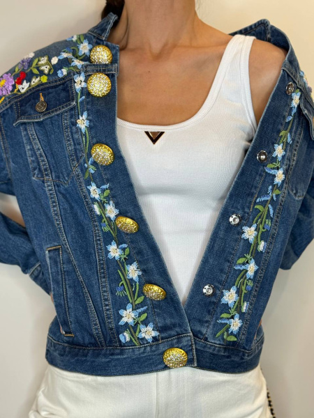 КУРТКА ДЖИНСОВКА VALENTINO  76976 фото анонса