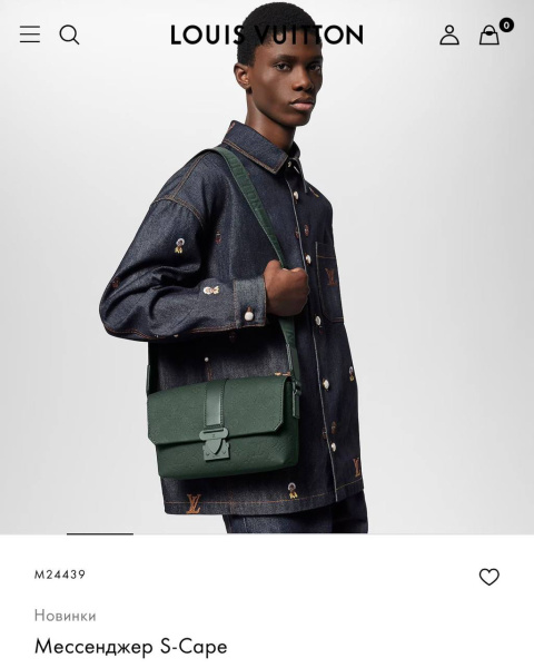 МУЖСКАЯ СУМКА МЕССЕНДЖЕР LOUIS VUITTON  68644 фото анонса
