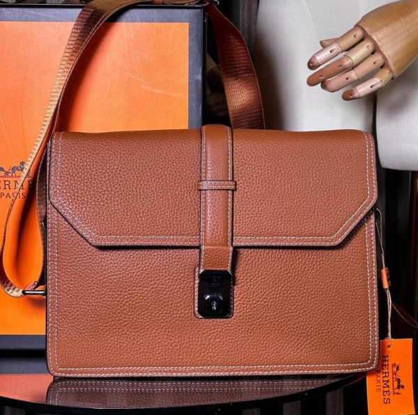 МУЖСКАЯ СУМКА МЕССЕНДЖЕР HERMES 