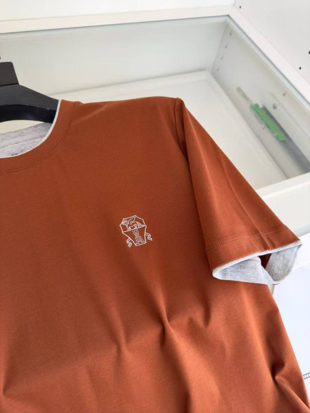 МУЖСКАЯ ФУТБОЛКА BRUNELLO CUCINELLI  73435 фото анонса