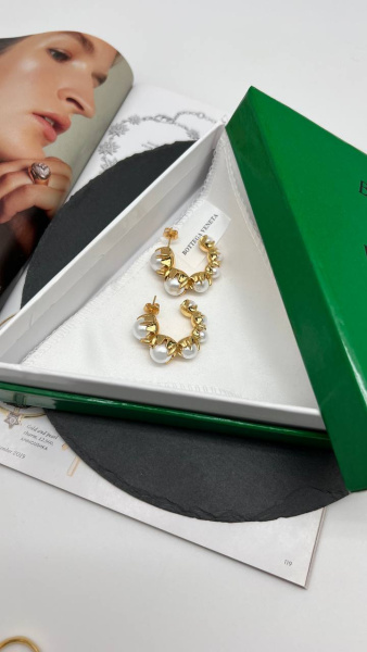 СЕРЬГИ BOTTEGA VENETA 74281 фото анонса