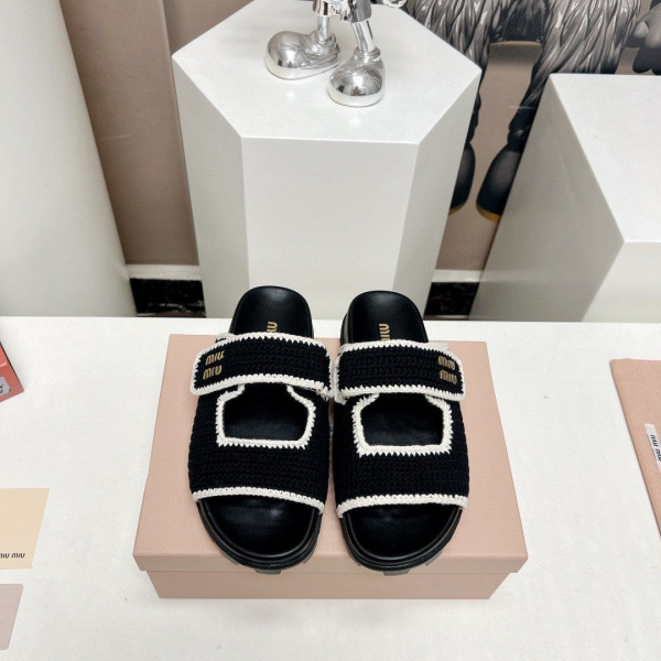 ШЛЕПКИ MIU MIU  69011 фото анонса