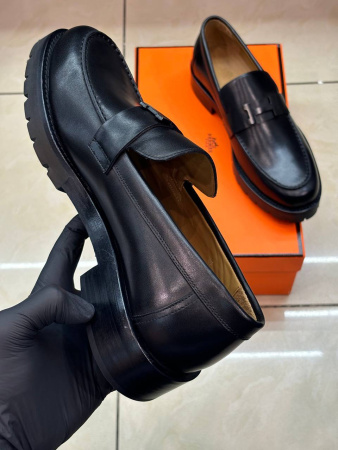 МУЖСКИЕ ЛОФЕРЫ HERMES  72562 детальное фото товара